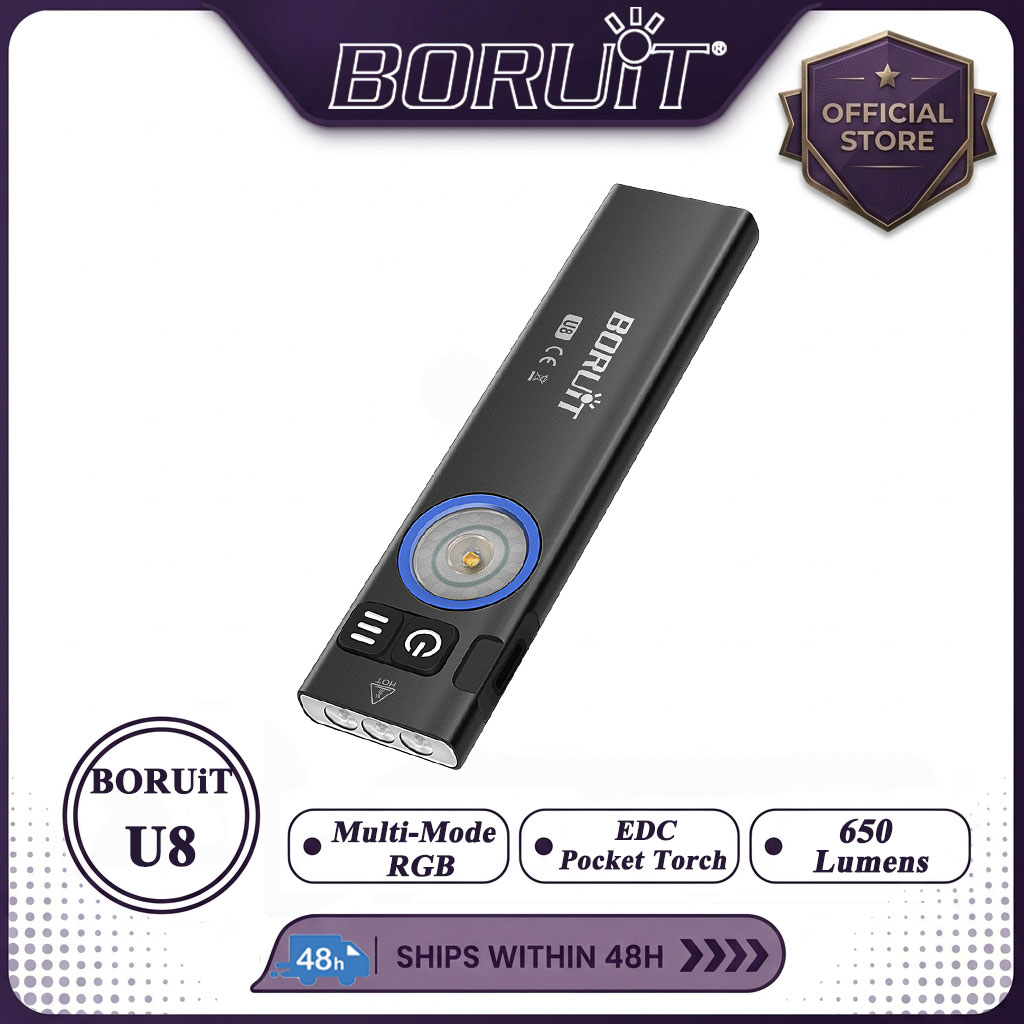 Cycling To Work - BORUiT U8 650LM EDC LED Lanterna
