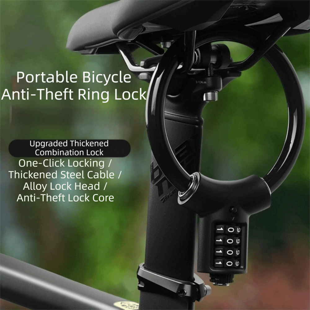Cable Lock Flexible - Cadeado de Bicicleta Flexível com Combinação