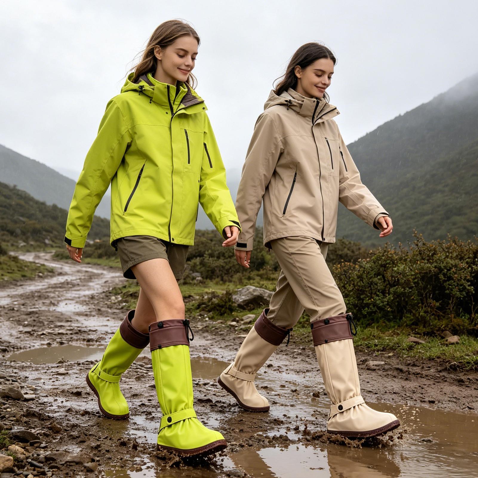 Cycling Commute In Rain - Capas para botas de chuva com