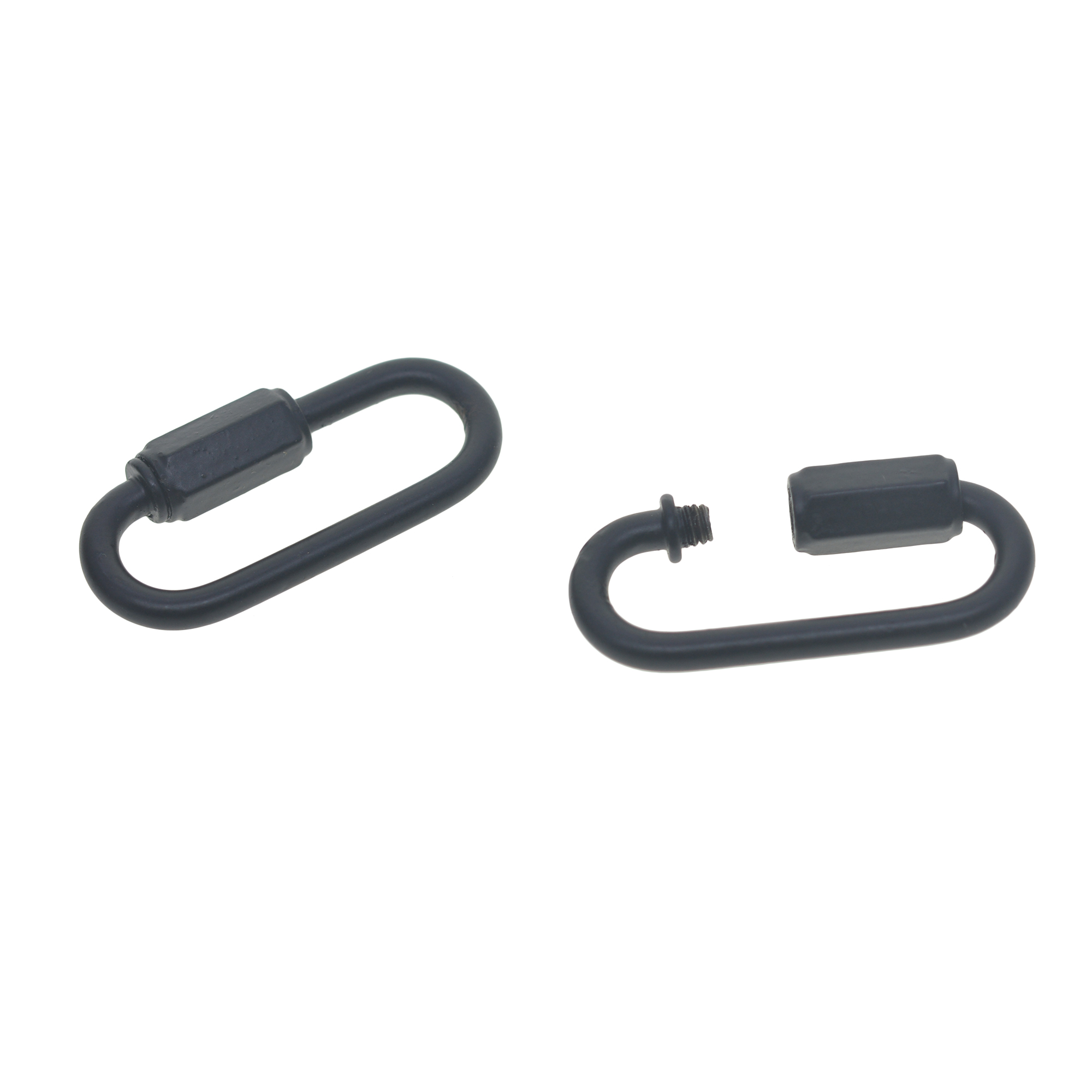 2 Peças Mosquetão de Aço Preto - Chain Lock Combination avaliação e preço