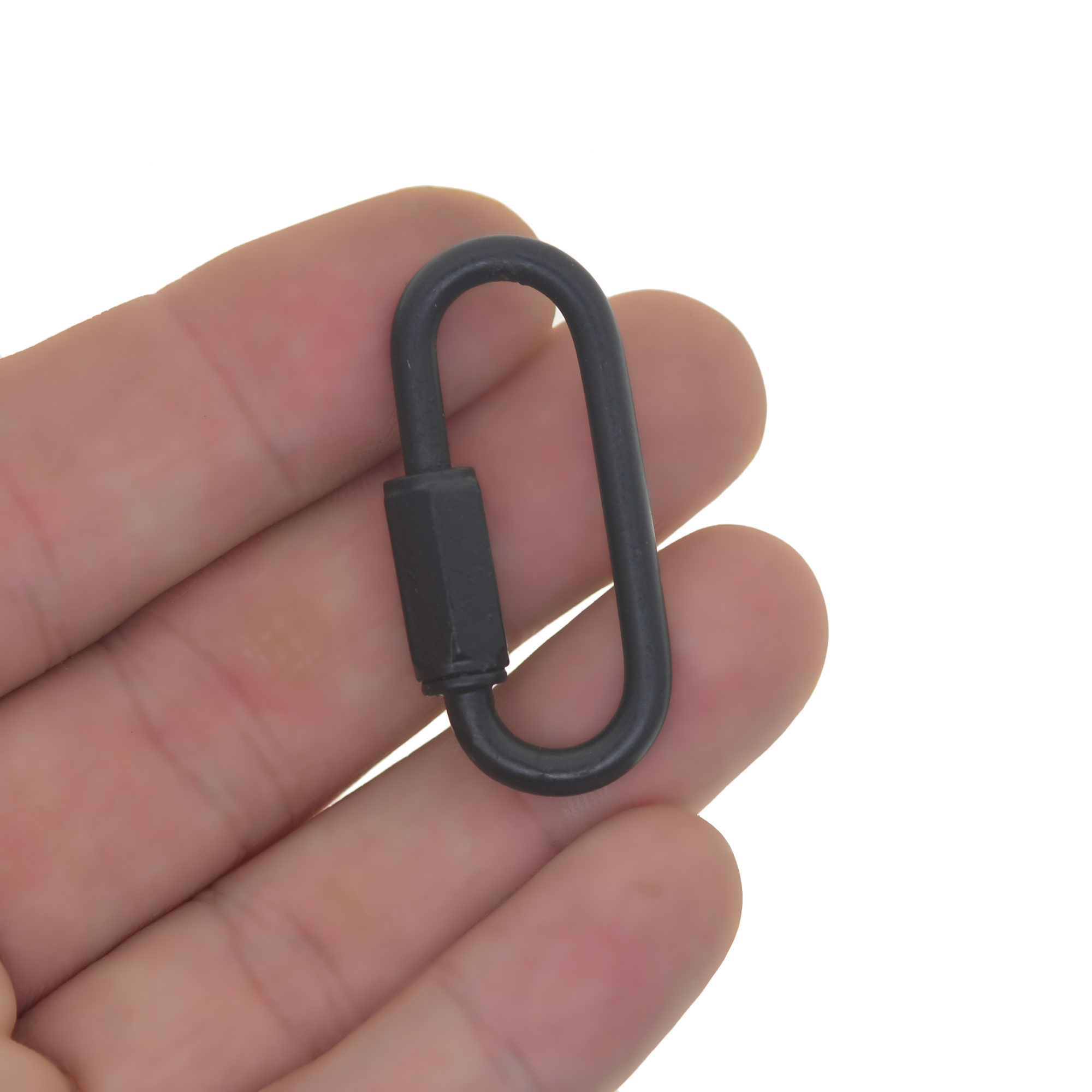 2 Peças Mosquetão de Aço Preto - Chain Lock Combination avaliação e preço