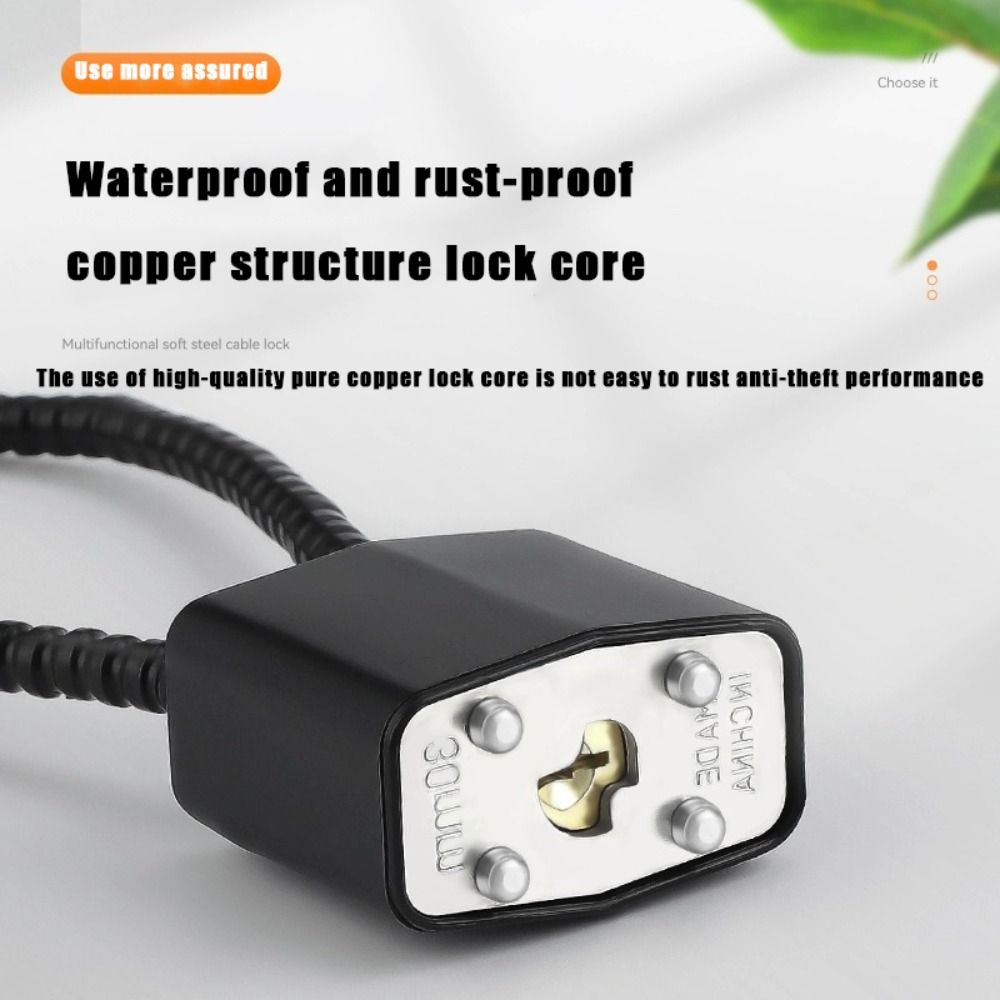 Cadeado Portátil Multifunciona - Cable Lock Flexible avaliação e preço