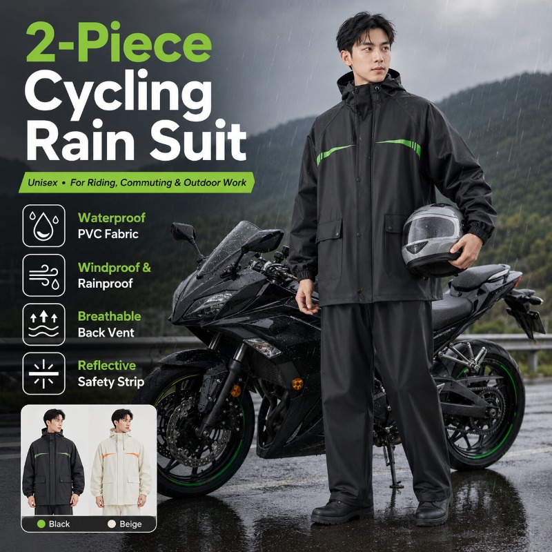 Conjunto de Chuva Impermeável  - Cycling Commute In Rain avaliação e preço